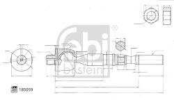 FEBI Articulatie Axiala Cap de Bara (FE185059)