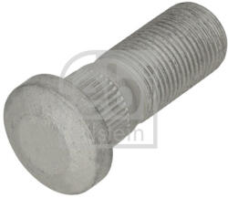 FEBI Prezon/Piulita Roata M18x1, 5 X48mm (lungime Filet 30mm Galvanizat) Rvi Midlum Mascott 01.99- RENAULT TRUCKS (FE193890)