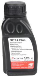 febi bilstein Lichid de Frana DOT4 (0 25l) [uscat: 265°c Umed: 180°c Vascozitate: 1500mm2/Sec. ] Sae J1703 Iso/Din 4925 Chrysler Dbl (FE26748)