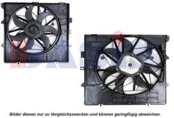 AKS DASIS Ventilator racire radiator (cu Carcasa) Bmw X3 (f25) 2.0/3.0 01.11-08.17 (058091N)