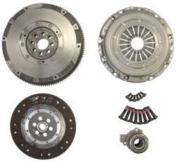 VALEO Kit Set de Ambreiaj cu Rulment si Volant cu Masa Dubla (228mm) Opel Astra H Astra H Gtc Combo Combo Tour Corsa C Meriva (VAL837437)