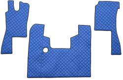 F-CORE Covorase Auto pe Intregul Etaj Eco-leather Q (material - Piele Matlasată Eko pentru Transmisie Manuala) Scania 4 (F-COREFL18BLUE)
