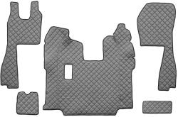 F-CORE Covorase Auto pe Intregul Etaj Eco-leather Q (material - Piele Matlasată Eko pentru Transmisie Manuala Scaune Standard (F-COREFL05GRAY)