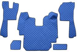 F-CORE Covorase Auto pe Intregul Etaj Piele Eco Q (material - Piele Matlasată Eko Transmisie Automata) Scania R I 03.04-09.22 (F-COREFL03BLUE)