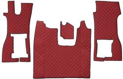 F-CORE Covorase Auto pe Intregul Etaj Scaun Pasager Convertibil Eco-leather Q (material - Piele Matlasată Eko) Scania R Ii (F-COREFL36RED)