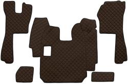 F-CORE Covorase Auto pe Intregul Etaj Eco-leather Q (material - Piele Matlasată Eko pentru Transmisie Manuala) Scania R I (F-COREFL11BROWN)