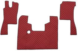 F-CORE Covorase Auto pe Intregul Etaj Eco-leather Q (material - Piele Matlasată Eko pentru Transmisie Manuala) Scania 4 (F-COREFL18RED)