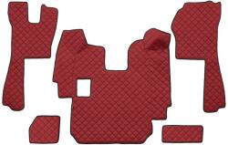 F-CORE Covorase Auto pe Intregul Etaj Eco-leather Q (material - Piele Matlasată Eko pentru Transmisie Manuala) Scania R I (F-COREFL11RED)