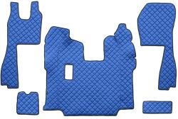F-CORE Covorase Auto pe Intregul Etaj Piele Eco Q (material - Piele Matlasată Eko pentru Transmisie Manuala Scaune Standard (F-COREFL05BLUE)