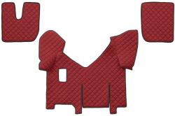 F-CORE Covorase Auto pe Intregul Etaj Versiune cu Frigider Eco-leather Q (material - Piele Matlasată Eko pentru Transmisie (F-COREFL44RED)