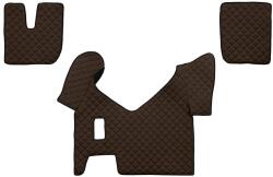 F-CORE Covorase Auto pe Intregul Etaj Piele Eco Q (material - Piele Matlasată Eko pentru Transmisie Manuala) Iveco Stralis I (F-COREFL28BROWN)