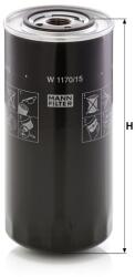 MANN-FILTER Filtru Ulei (insurubat) Iveco 370 Fiat 300 330 1000 160-xx 180-xx 8210.02. 000-8365.25. 503 01.58-12.99 FIAT 1000/160-XX (W1170/15)