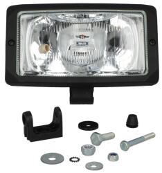 DT SPARE PARTS Farul Universal Dreapta/Stanga (24v Latime 133mm Inaltime 133mm Transparent Negru (1.21240)
