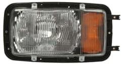 TRUCKLIGHT Far Stanga h4/P21W/T4W Manual fara Motoras Culoare Insert: Argintiu Culoare Semnalizator: Portocaliu Mercedes Mk Sk (HL-ME014L)