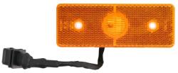 DT SPARE PARTS Lampa Gabarit Dreapta/Stanga Portocaliu Led Inaltime 41mm Latime 120mm Adancime 7mm Negru in Relief Lungime Cablu 150mm (4.68085)
