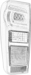 OE ISUZU Geam Lampa Elementul Lampii Spate Geam Lampa Stanga Isuzu D-max Ii 06.12-12.22 (ISU8982355550)