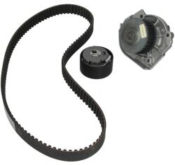 HEPU Kit Set Distributie (curea + Intinzator + Pompa de Apa) Alfa Romeo Giulietta Audi A6 C7 Fiat 500 500 C 500l Brava Bravo (HEPPK10580)