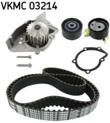 SKF Kit Set Distributie (curea + Intinzator + Pompa de Apa) Citroen Xantia Xsara Zx Peugeot 306 406 1.8/2.0 06.95-03.05 (VKMC03214)
