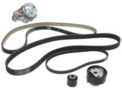 HEPU Kit Set Distributie (curea + Intinzator + Pompa de Apa) pentru Vehicule cu a / C Ds Ds 3 Citroen C-elysee C1 Ii C3 (HEPPK09080)