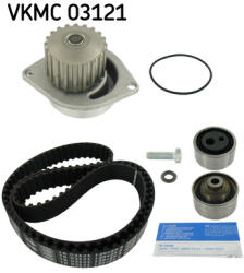 SKF Kit Set Distributie (curea + Intinzator + Pompa de Apa) Citroen Ax Saxo Xsara Nissan Micra Ii Peugeot 106 I 106 Ii (VKMC03121)