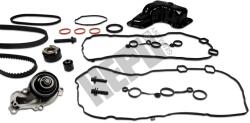 HEPU Kit Set Distributie (curea + Intinzator + Pompa de Apa) cu Garnituri pentru Vehicule cu a / C Ds Ds 3 Citroen C-elysee (HEPPK09080-XT1)