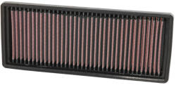 K&N Filtru de Aer Sport Lungime Exterioara: 260mm Latime Exterioara: 110mm Inaltime: 32mm Forma: Panou Smart Fortwo (33-2417)