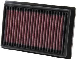 K&N Filtru de Aer Sport Lungime Exterioara: 179mm Latime Exterioara: 119mm Inaltime: 29mm Forma: Panou Citroen C1 Ii (33-2485)