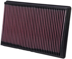 K&N Filtru de Aer Sport Lungime Exterioara: 349mm Latime Exterioara: 237mm Inaltime: 40mm Forma: Panou Dodge Ram 3.0d-8.0 (33-2247)