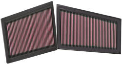K&N Filtru de Aer Sport Lungime Exterioara: 249mm Latime Exterioara: 210mm Inaltime: 17mm Forma: Panou Mercedes C (w203 (33-2940)
