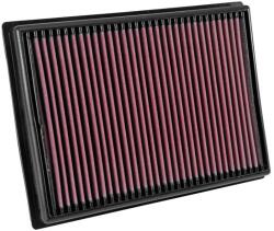 K&N Filtru de Aer Sport Lungime Exterioara: 322mm Latime Exterioara: 240mm Inaltime: 38mm Forma: Panou Patrat Toyota (33-3045)