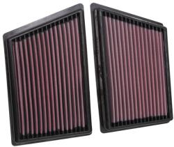 K&N Filtru de Aer Sport Lungime Exterioara: 271mm Latime Exterioara: 164mm Inaltime: 37mm Forma: Panou Porsche 911 3.0/3.6h (33-3153)