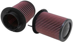 K&N Filtru de Aer Sport Lungime Exterioara: 143mm Latime Exterioara: 127mm Inaltime: 168mm Forma: Rotund Audi R8 (E-0668)