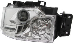 VALEO Far Stanga (2*led/H1/H7 Electric cu Motor Functie Lumini de Zi Culoare Insert: Cromat Culoare Semnalizator (VAL89364)