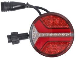 ASPOCK Lampa Spate Dreapta/Stanga Ecoround (led 12/24v cu Semnalizare cu Lumini Frana Lumini Parcare/Pozitie fara Reflector (A33-8604-007)