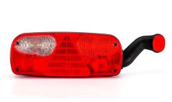 ASPOCK Lampa Spate Dreapta Ecopoint I (24v Reflector Triunghiular cu Lampa cu Brat de Extensie Conector: ASS2 7pin (A25-2610-007)