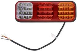 COBO Lampa Spate (10/30v Portocaliu/Rosu/Transparent cu Semnalizare Lampa Mers Inapoi cu Lumini Frana Lumini Parcare/Pozitie (1003142COBO)