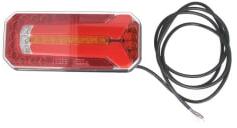 WAŚ Lampa Spate Dreapta/Stanga (led 12/24v cu Semnalizare Lampa Anti-ceata Lampa Mers Inapoi cu Lumini Frana Lumini (1102 L/P W150)