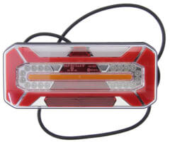 WAŚ Lampa Spate Stanga (led 12/24v cu Semnalizare Lampa Anti-ceata Lampa Mers Inapoi cu Lumini Frana Lumini Parcare/Pozitie (1267 L W184)