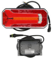 WAŚ Lampa Spate Dreapta/Stanga W150DD (led 24v cu Semnalizare Lampa Anti-ceata Lampa Mers Inapoi cu Lumini Frana Lumini (1123DDL/P O24 W150DD O24)