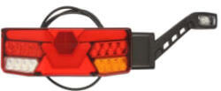 WAŚ Lampa Spate Dreapta (led 24v cu Semnalizare Lampa Anti-ceata Lampa Mers Inapoi cu Lumini Frana Lumini Parcare/Pozitie (1064O24 W138DP)