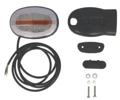 WAŚ Lampa de Pozitie Fata Dreapta/Stanga (led cu Sarma de 2m cu Un Semnalizare Dinamic Garda din Fata Lumina de Zi (1434 DD L/P W206DD)
