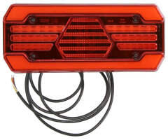 WAŚ Lampa Spate Dreapta/Stanga (led 12/24v cu Semnalizare cu Lumini Frana Lumini Parcare/Pozitie Reflector Lungime Cablu (1976 L/P W252)