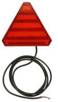 WAŚ Lampa Spate Dreapta (led 12/24v cu Semnalizare cu Lumini Frana Lumini Parcare/Pozitie Reflector Triunghiular (1641 DD P W245 DD)