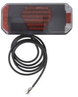 WAŚ Lampa Spate Stanga (led 12/24v cu Semnalizare Lampa Anti-ceata Lampa Mers Inapoi cu Lumini Frana Lumini Parcare/Pozitie (2476 DD L BLACK W279DD)