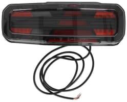 WAŚ Lampa Spate Stanga (led 12/24v cu Semnalizare Lampa Anti-ceata Lampa Mers Inapoi cu Lumini Frana Lumini Parcare/Pozitie (2368 L NW BLACK W277 LINE)