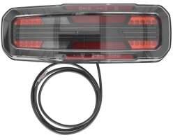 WAŚ Lampa Spate Stanga (led 12/24v cu Semnalizare Lampa Anti-ceata Lampa Mers Inapoi cu Lumini Frana Lumini Parcare/Pozitie (2384 L NW BLACKW278 LINE)