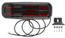 WAŚ Lampa Spate Stanga (led 12/24v cu Semnalizare Lampa Anti-ceata Lampa Mers Inapoi cu Lumini Frana Lumini Parcare/Pozitie (2368L 4SS BLACK W277 LINE)