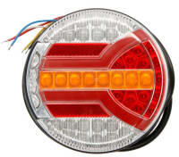 TRUCKLIGHT Lampa Spate Dreapta/Stanga Navia (led 12/24v cu Semnalizare Lampa Anti-ceata cu Lumini Frana Lumini Parcare/Pozitie (TL-UN075L/R)