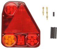 TRUCKLIGHT Lampa Spate Dreapta (led 12/24v cu Semnalizare Lampa Anti-ceata cu Lumini Frana Lumini Parcare/Pozitie Reflector (TL-UN047R/P)