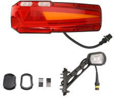 TRUCKLIGHT Lampa Spate Stanga Mavic (led 12/24v cu Semnalizare Lampa Anti-ceata Lampa Mers Inapoi cu Lumini Frana Lumini (TL-UN150L AMP)